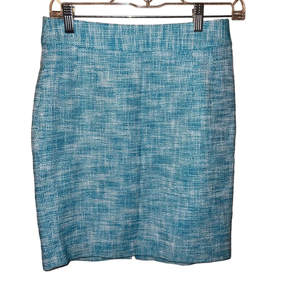 Banana Republic Tweed Blue Skirt - Picture 1 of 3